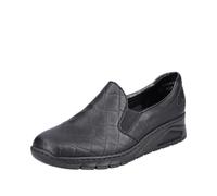 Rieker Femme N3363 Mocassin, Noir, 42 EU