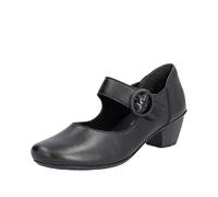Rieker Femme 41756 Ballerines, Noir, 36 EU