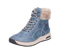 Rieker Femme 44530 Bottes à Lacets, Bleu, 43 EU