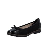 Rieker Femme 45358 Ballerines, Noir, 38 EU