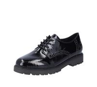 Rieker Femme 45502 à Lacets, Noir, 38 EU