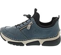 Rieker Femme 45951 Mocassin, Bleu, 41 EU