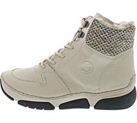 Rieker Femme 45955 Bottes à Lacets, Beige, 41 EU
