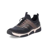 Rieker Femme 45961 Mocassin, Noir Combi 00, 42 EU