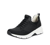 Rieker Femme 48157 Mocassin, Noir, 42 EU
