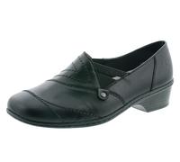 Rieker Femme 48260 Mocassin, Noir, 42 EU
