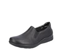 Rieker Femme 48964 Mocassin, Noir, 37 EU