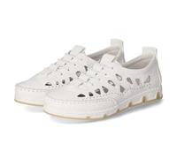 Rieker Femme 49956 Mocassin, Blanc, 43 EU