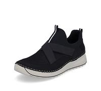 Rieker Femme 51556 Mocassin, Bleu 14, 36 EU