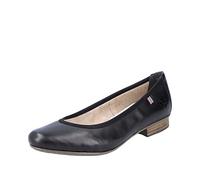 Rieker Femme 51994 Ballerines, Noir, 41 EU