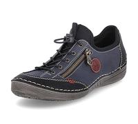 Rieker Femme 52563 Mocassins, Bleu 00, 38 EU