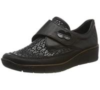 Rieker Femme 537c0-00 Mocassins, Noir (Schwarz/Schwarz/Schwarz/Schwarz 00), 37 EU