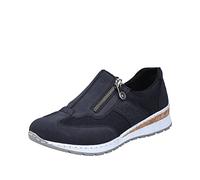 Rieker Femme 54474 Mocassin, Bleu, 40 EU