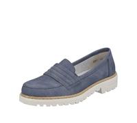 Rieker Femme 54855 Mocassins, Bleu, 42 EU
