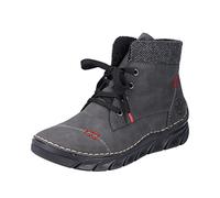 Rieker Femme 55031 Botte Tendance, Gris, 37 EU
