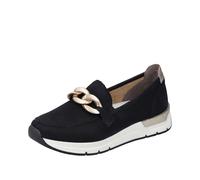 Rieker Femme 58944 Mocassin, Noir, 39 EU