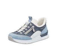 Rieker Femme 58962 Mocassin, Ciel Weiss Lightblue, 38 EU