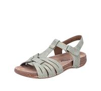 Rieker Femme 61461 Sandales Bride Cheville, Vert, 40 EU