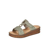Rieker Femme 629k9 Mules, Vert, 38 EU