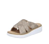 Rieker Femme 63280 Mules, Beige, 40 EU