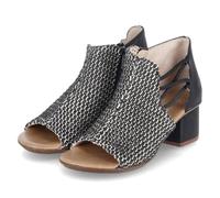 Rieker Femme 64697 Sandales, Combinaison Noire, 39 EU