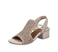 Rieker Femme 64962 Sandales, Beige, 39 EU
