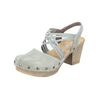 Rieker Femme 66778 Sandale, Vert, 41 EU