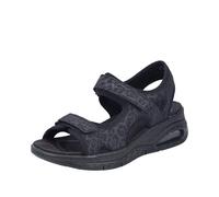 Rieker Femme 67666 Sandales de Trekking, Noir, 40 EU