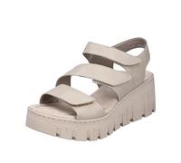 Rieker Femme 68055 Sandale, Beige, 40 EU