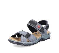 Rieker Femme 68851 Sandale, Bleu, 36 EU