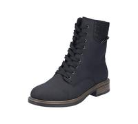 Rieker Femme 71460 Bottes à Lacets, Noir, 38 EU