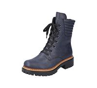 Rieker Femme 72600 Bottes de Motard, Bleu, 38 EU