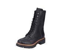 Rieker Femme 72616 Bottes à Lacets, Noir, 38 EU