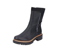 Rieker Femme 72680 Botte Tendance, Noir, 42 EU