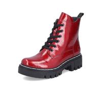 Rieker Femme 74020 Bottes de Motard, Rouge, 39 EU