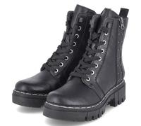 Rieker Femme 74044 Bottes de Motard, Noir, 37 EU