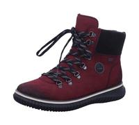 Rieker Bottines à lacets bourgogne / noir, Taille 39
