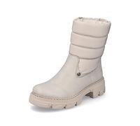 Rieker Femme 74670 Botte Tendance, Beige, 38 EU