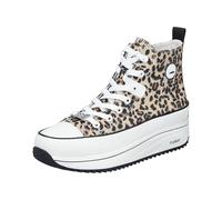 Rieker Femme 90010 Baskets Montantes, Léo Naturel, 38 EU