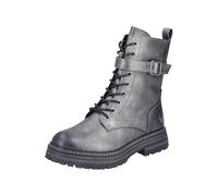 Rieker Femme 93024 Bottes de Motard, Argent Platine, 42 EU