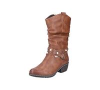 Rieker Femme 93776 Botte mi-Mollet, Marron, 38 EU
