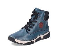 Rieker Femme Baskets 45943, Dame Baskets Hautes,Chaussures de Sport,Bottes de Sport,Baskets Hautes,Bleu (Blau / 12),40 EU / 6.5 UK