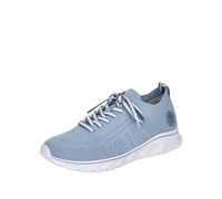 Rieker Femme Baskets 54020, Dame Baskets Basses,Semelle intérieure Amovible,Chaussures de Rue,Loisirs,Sport,Bleu (Blau / 12),40 EU / 6.5 UK