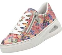 Rieker Femme Baskets fermeture éclair multicolore légère semelle souple moderne N6401, Taille:40 EU, Couleur:Multicolore