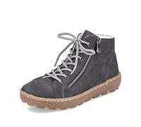 Rieker Femme Baskets N1020, Dame Baskets Basses,Semelle intérieure Amovible,Chaussure Basse,Chaussures de Rue,Loisirs,Sport,Gris (Grau / 45),38 EU / 5 UK
