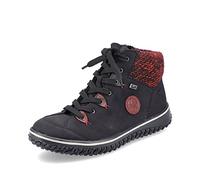 Rieker Femme Baskets Z4219, Dame Baskets Basses,Hydrofuge,riekerTEX,Chaussure à Lacets,Chaussure de Sport,Noir (Schwarz Kombi / 00),42 EU / 8 UK