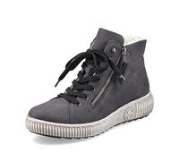 Rieker Femme Baskets Z6611, Dame Baskets Basses,Semelle intérieure Amovible,Chaussure de Sport,Chaussure de Loisir,Gris (Grau / 45),40 EU / 6.5 UK