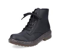 Rieker Femme Bottes 78240, Dame Bottes à Lacets,Bottes à Lacets,Demi-Bottes,laçage,Noir (Schwarz / 00),36 EU / 3.5 UK