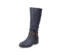 Rieker Femme Bottes 91694, Dame Bottes d'hiver,Bottes d'hiver,Chaussures d'extérieur,Chaudes,Bleu (Blau / 14),39 EU / 6 UK