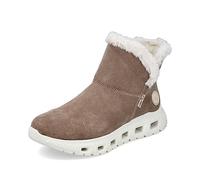 Rieker Femme Bottes M6050, Dame Bottes d'hiver,Hydrofuge,riekerTEX,Bottes d'hiver,Bottes en Fourrure,fourré,Chaude,Beige (Beige / 64),41 EU / 7.5 UK